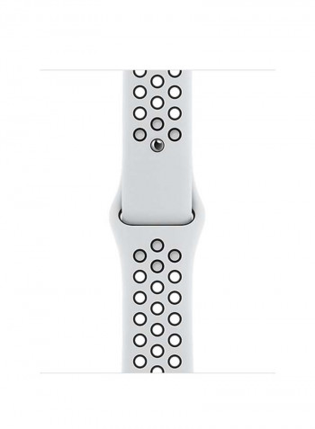 Watch Nike SE-44 mm GPS Silver Aluminium Case with Nike Sport Band Pure Platinum/Black