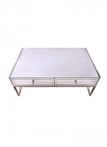 Goff Coffee Table Rose Gold 120x75x45cm