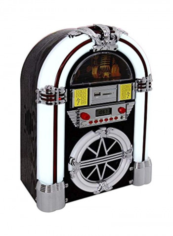 Bluetooth Jukebox MP3 Speaker Player B00WTQDVKE White/Black