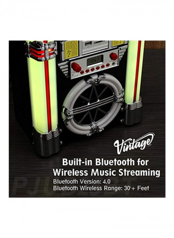 Bluetooth Jukebox MP3 Speaker Player B00WTQDVKE White/Black