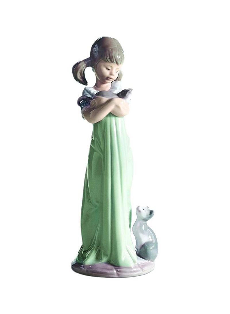 Don't Forget Me! Figurine Green/Beige 3.1x2.8x8.3inch