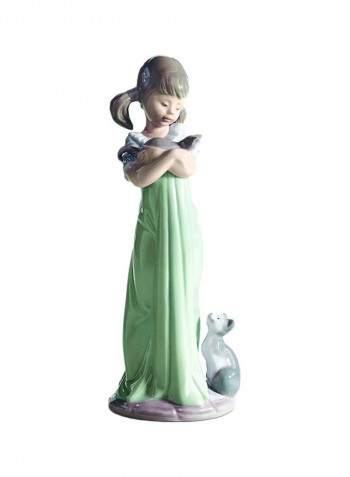 Don't Forget Me! Figurine Green/Beige 3.1x2.8x8.3inch