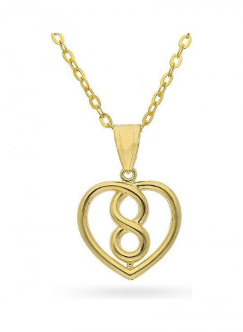 4-Piece Infinity Heart Pendant Set