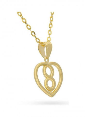 4-Piece Infinity Heart Pendant Set