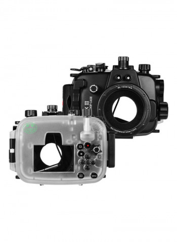 Waterproof Protective Housing Camera Case For Canon Powershot G1X Mark Ⅲ Black