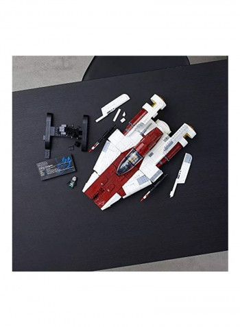 1673-Piece Star Wars A-Wing Starfighter Building Set