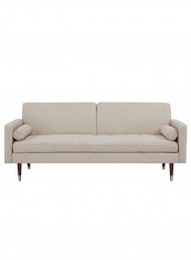 Jolene Fabric Sofabed Beige 196x80x81cm