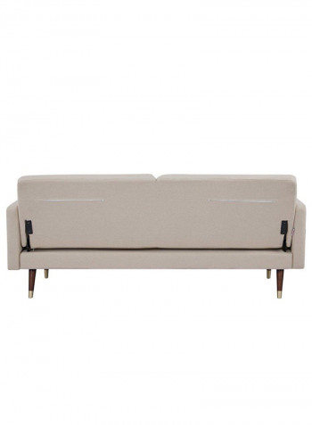 Jolene Fabric Sofabed Beige 196x80x81cm