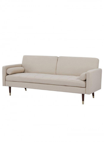 Jolene Fabric Sofabed Beige 196x80x81cm