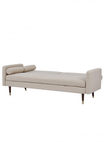 Jolene Fabric Sofabed Beige 196x80x81cm