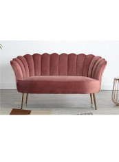 Petal 2-Seater Sofa Pink 79x148cm