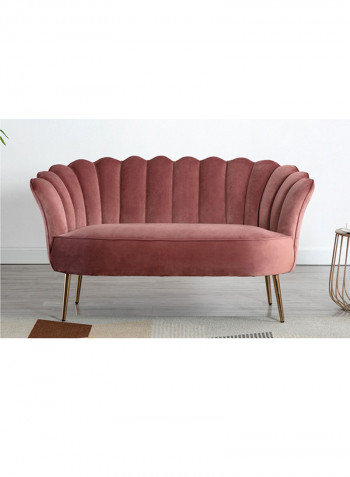 Petal 2-Seater Sofa Pink 79x148cm