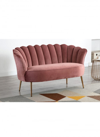 Petal 2-Seater Sofa Pink 79x148cm