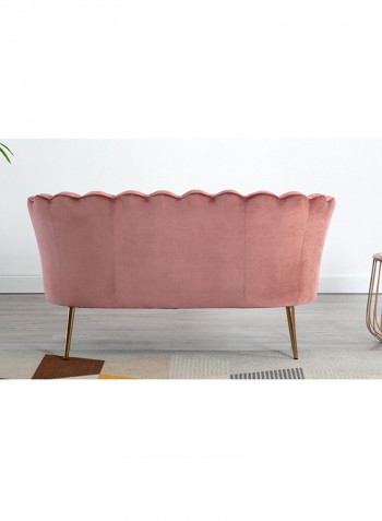 Petal 2-Seater Sofa Pink 79x148cm
