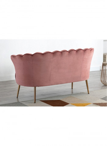 Petal 2-Seater Sofa Pink 79x148cm