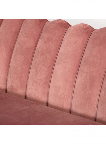 Petal 2-Seater Sofa Pink 79x148cm