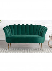 Petal 2-Seater Sofa Green 79x148cm