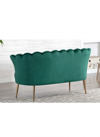Petal 2-Seater Sofa Green 79x148cm