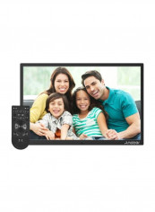 LED Digital Photo Frame With Remote 15.4inch Black
