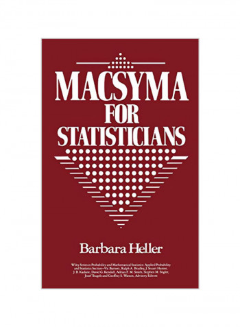 Macsyma For Statisticians Hardcover