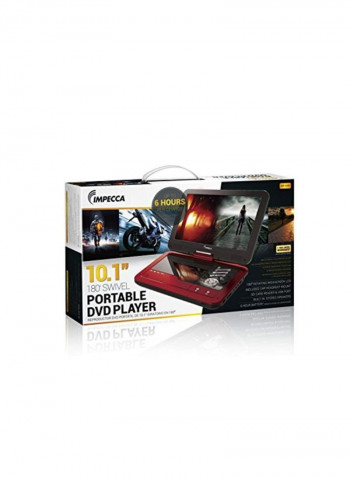 Portable DVD Player DVP1016R Red/Black