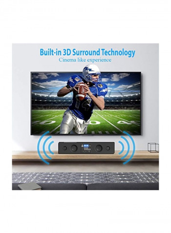 3D Surround Bluetooth Soundbar - Sound System PSBV200BT Black