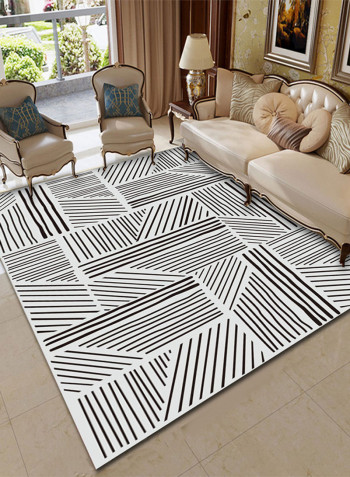 Abstract Lines Pattern Living Room Carpet Multicolour 200x300centimeter