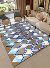 Geometric Shape Pattern Living Room Carpet Multicolour 200x300centimeter