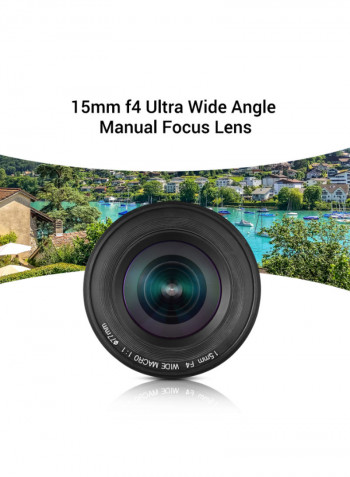 15mm f4.0 Macro Lens For Nikon Black