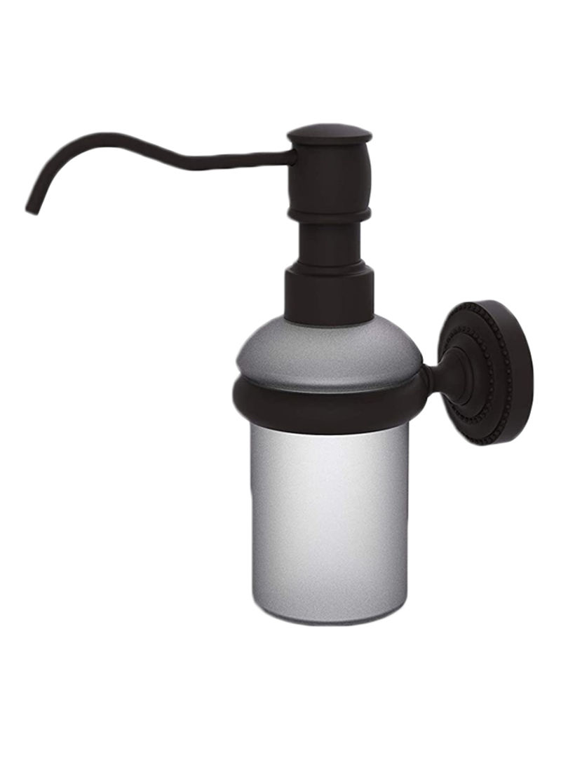 Dottingham Wall Mounted Soap Dispenser Oil Rubbed Bronze/Clear 3x7x3inch