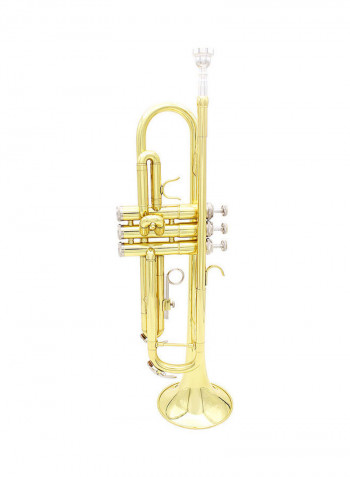 Trumpet Brass Exquisite with Cleaning Brush and Gloves