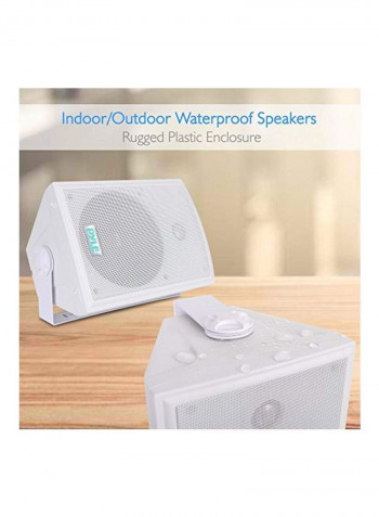 Dual Waterproof Outdoor Speaker System B0007LCLQ8 White