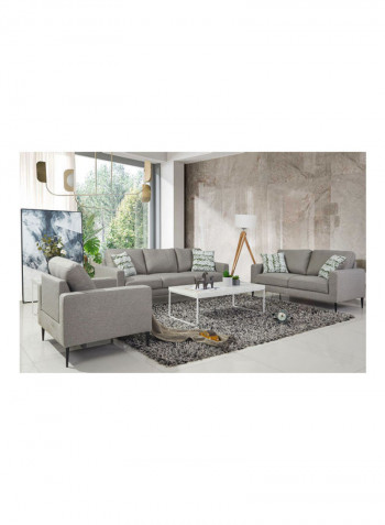 Stockholm 2-Seater Sofa Grey 91x160cm