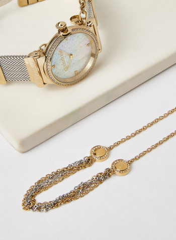 Stylish Necklace And Watch Set