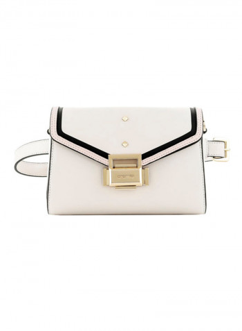 Strong Leather Shoulder Bag Light Pink