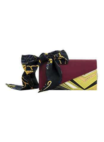 Ergobando Crossbody Bag Bordeaux/Yellow/Black