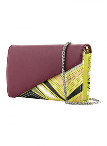 Ergobando Crossbody Bag Bordeaux/Yellow/Black