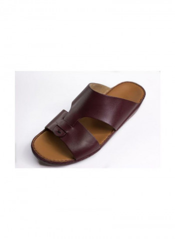 Leather Arabic Sandals Brown