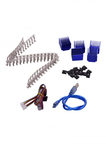 3D Printer Part And Accessories Blue/Black/Silver