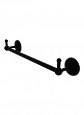 Prestige Monte Carlo Collection Integrated Hooks Towel Bar Matte Black 36inch