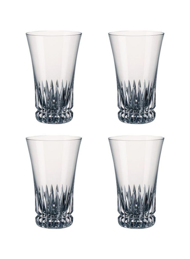 4-Piece Grand Royal Tall Glass Set Clear
