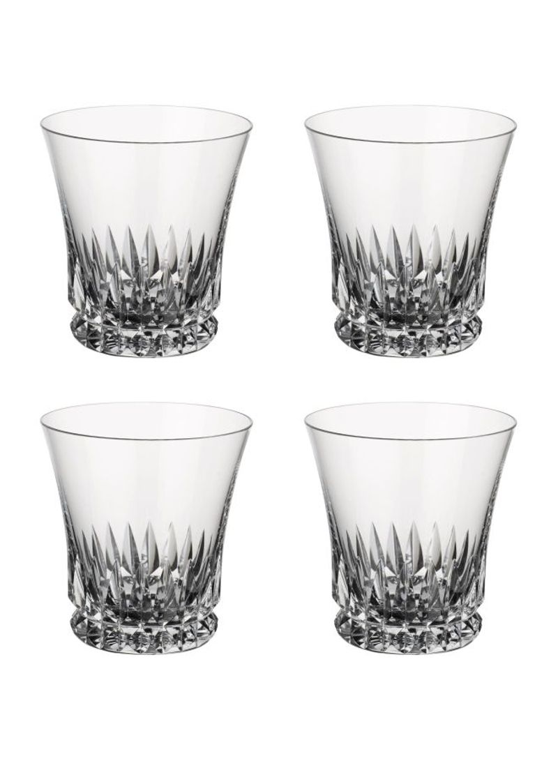 4-Piece Grand Royal Water Glass Set Clear
