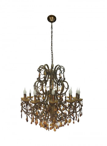 Chandelier Gold/White 1000x1030millimeter