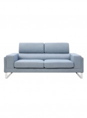 Oslo 2-Seater Sofa Blue 80x158cm