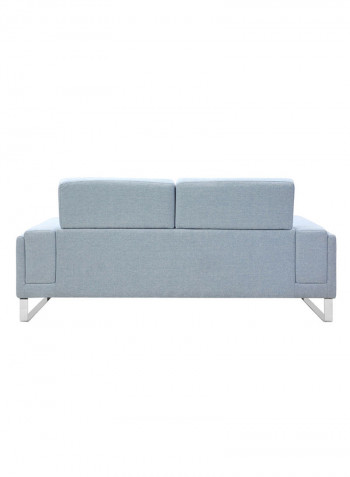 Oslo 2-Seater Sofa Blue 80x158cm