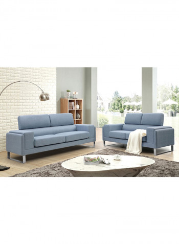 Oslo 2-Seater Sofa Blue 80x158cm
