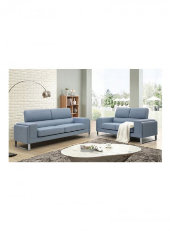 Oslo 2-Seater Sofa Blue 80x158cm
