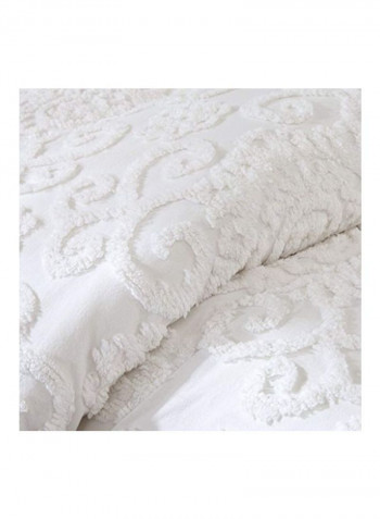 3-Piece Duvet Cover White King