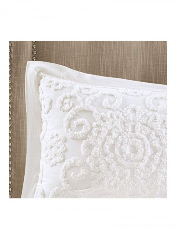3-Piece Duvet Cover White King