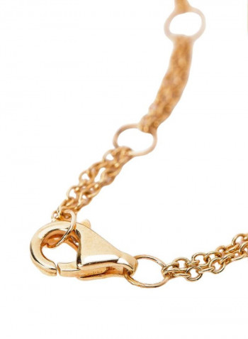 18K Gold Diamond Chain Bracelet